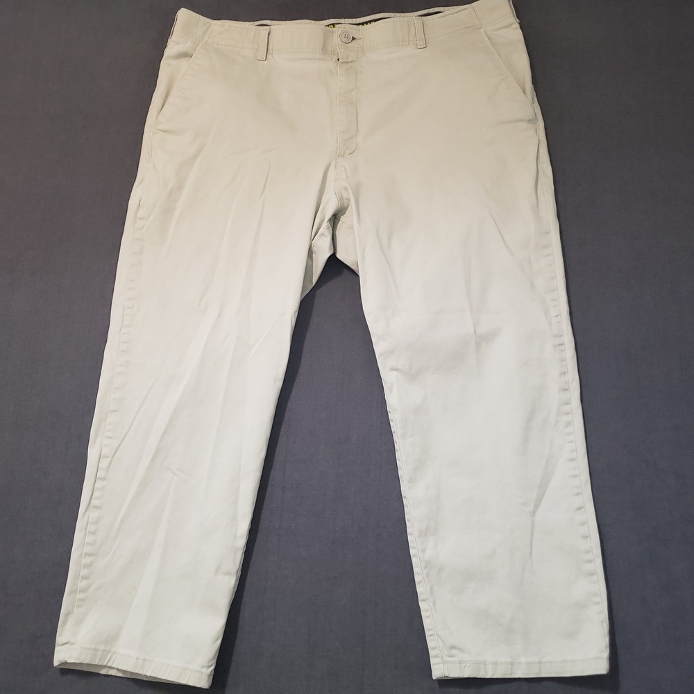 Lee Extreme Comfort Pants‎ Mens 44x28 Tan Straight Fit Chino Khaki Stretch